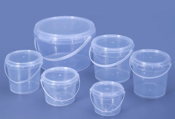 품질  ISO9001 20l Transparent Plastic Bucket With Thermal Transfer Application 공장