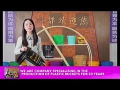 1L 2L 3L 4L 5L 10LC화학 버킷 뚜?? 이 있는 부식 저항성 큰 둥근 플라스틱 버킷