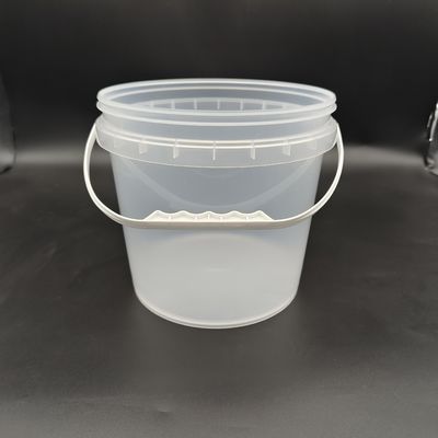 1L-25L 압력 저항 뚜?? 을 가진 선명한 플라스틱 버킷 컨테이너