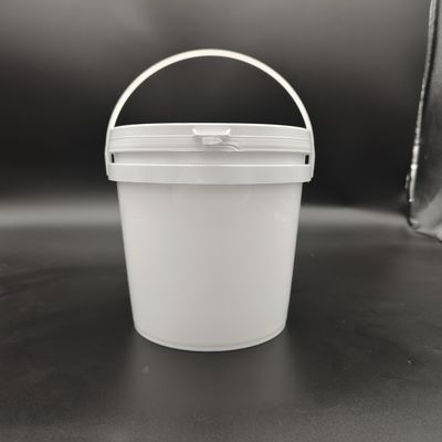 PP HDPE 재활용 가능한 식품용 플라스틱 버킷 1L-5L 용량 산과 알칼리 저항성