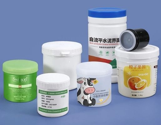 OEM ODM 1-25 리터 흰색 식품 저장 버킷 뚜?? 에 나사