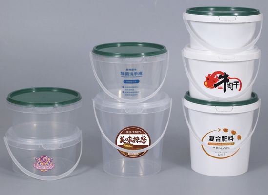 ISO9001 20l 열 전달 응용 프로그램과 투명한 플라스틱 버킷