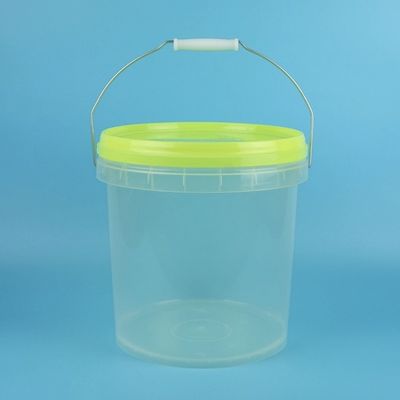 5l 맑은 플라스틱 버킷 배트 뚜?? 으로 열 전달 장식