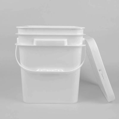 누출 방지 식품 안전 보관 1~25L 흰색 음식 버킷