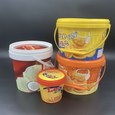 PP 물질 흰 식품 등급 버킷 누출 방지 에어 پروف 컵 뚜??