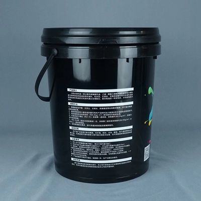 OEM ODM 5 갤런 플라스틱 컵 뚜?? 로 검은 5 갤런 버킷